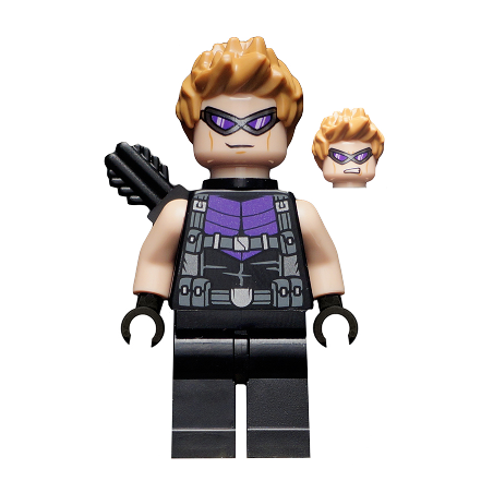 Hawkeye - Black and Dark Purple Suit